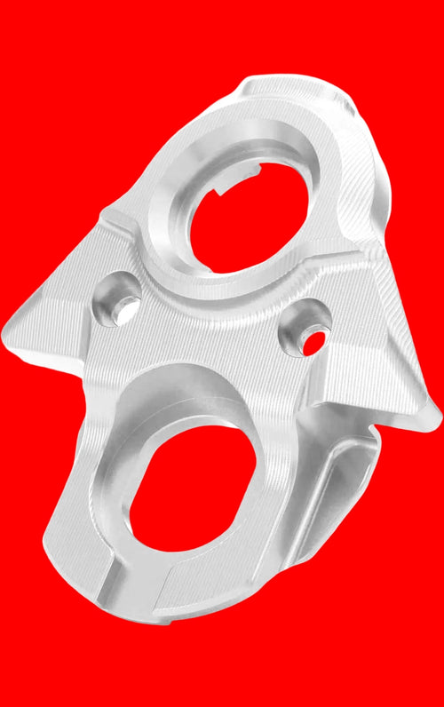 Aluminum CNC key fob mount with scratch-resistant finish